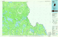 Calais 1986 topographic map thumbnail