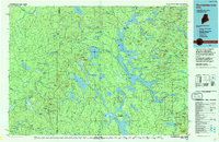 Chamberlain Lake topographic map thumbnail