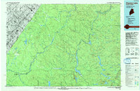Clayton Lake 1993 topographic map thumbnail
