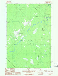 Daaquam 1987 topographic map thumbnail