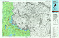 Danforth 1994 topographic map thumbnail