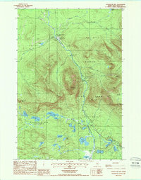 Doubletop Mountain 1988 topographic map thumbnail
