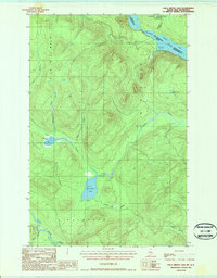 Falls Brook Lake 1987 topographic map thumbnail
