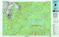 Flagstaff Lake topographic map thumbnail