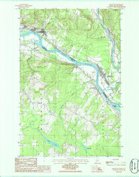 Grand Isle 1986 topographic map thumbnail