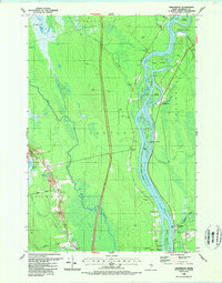 Greenbush 1988 topographic map thumbnail