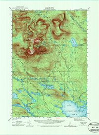 Katahdin 1949 topographic map thumbnail