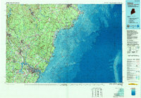 Kittery 1985 topographic map thumbnail