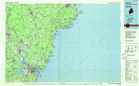 Kittery 1985 topographic map thumbnail