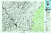 Lac Etchemin topographic map thumbnail
