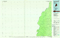 Lac Etchemin 1986 topographic map thumbnail