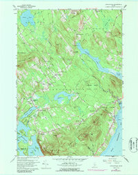 Lincolnville 1960 topographic map thumbnail