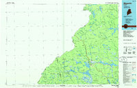 Megantic 1986 topographic map thumbnail