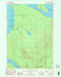 Metallak Mtn 1984 topographic map thumbnail