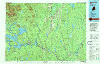 Millinocket 1985 topographic map thumbnail