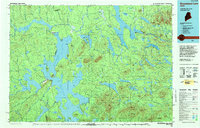 Moosehead Lake topographic map thumbnail