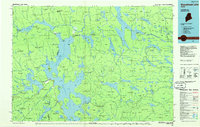 Moosehead Lake 1985 topographic map thumbnail