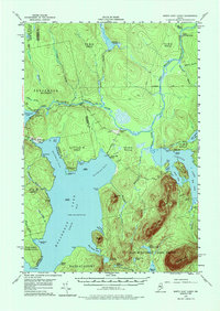 North East Carry 1954 topographic map thumbnail