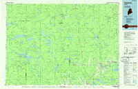 Oakfield 1985 topographic map preview