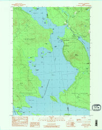 Oquossoc 1984 topographic map thumbnail