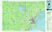 Portland 1985 topographic map thumbnail