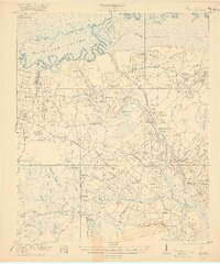 Chicora 1921 topographic map thumbnail