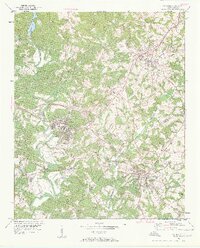 Clemson 1951 topographic map thumbnail
