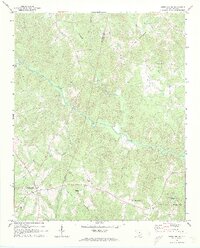 Cross Anchor 1969 topographic map thumbnail