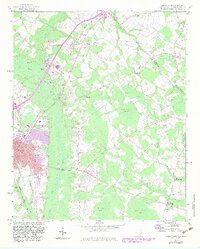 Dillon East 1960 topographic map thumbnail