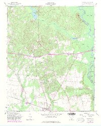 Eastover 1953 topographic map thumbnail