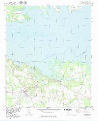 Eutawville 1979 topographic map thumbnail