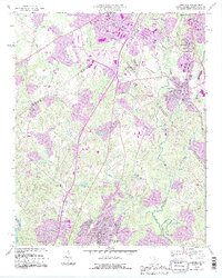 Fort Mill 1993 topographic map thumbnail
