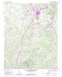 Fort Mill 1968 topographic map thumbnail