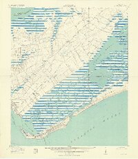 Fort Moultrie 1919 topographic map thumbnail