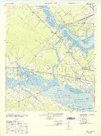Johns Island 1948 topographic map thumbnail