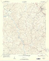 La France 1951 topographic map preview