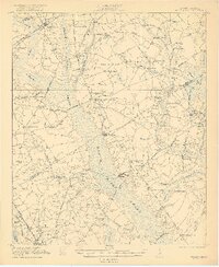 Mayesville 1921 topographic map thumbnail