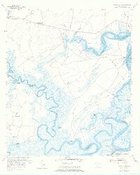 Pritchardville 1955 topographic map thumbnail