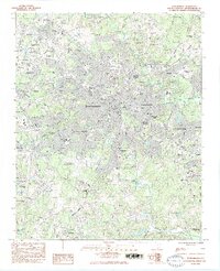 Spartanburg 1983 topographic map thumbnail