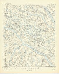 Varnville 1918 topographic map thumbnail