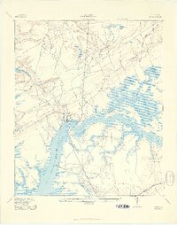 Wando 1943 topographic map thumbnail