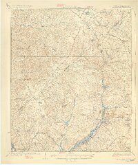 Warrenville 1928 topographic map thumbnail