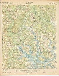 Yemassee 1918 topographic map thumbnail