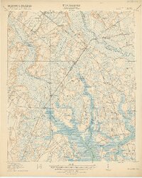 Yemassee 1918 topographic map thumbnail