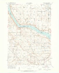 Big Stone Lake 1954 topographic map thumbnail