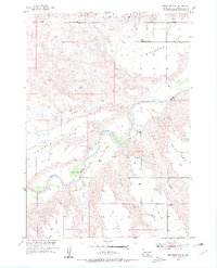 Brennan Flat 1954 topographic map thumbnail