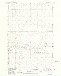 Faulkton East 1952 topographic map thumbnail