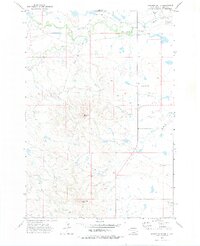 Haystack Butte 1973 topographic map thumbnail