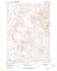 Heppner 1950 topographic map thumbnail