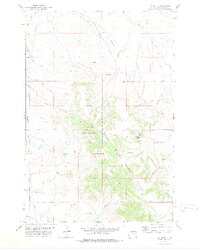 J K Butte 1978 topographic map thumbnail
